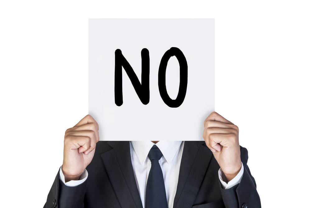 The subtle art of saying “NO”